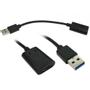 ORIGIN STORAGE CAB-USBAM-USBCF USB-kabel USB 2.0 0,15 m USB A USB C Zwart