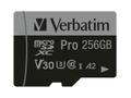 VERBATIM MICRO SDXC CARD PRO U3 C10 A2  (47045)
