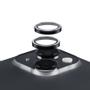 PanzerGlass iPhone 15 / 15 Plus Hoops Linsebeskytter Optiske ringer med støtdemping og aluminiumsramme
