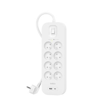 BELKIN Surge Protector White 8 Ac (SRB003CA2M)