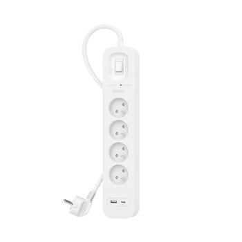 BELKIN Surge Protector White 4 Ac (SRB001CA2M)