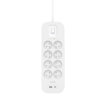BELKIN Surge Protector White 8 Ac (SRB003CA2M)