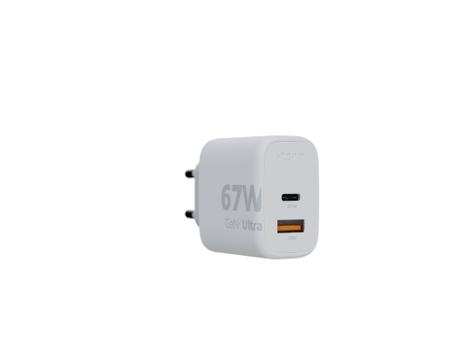 XTORM 67W GaN2 Ultra Home Charger USB-C PD/USB-A White (XEC067)
