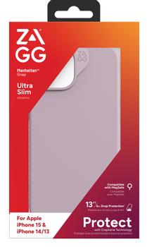 ZAGG / INVISIBLESHIELD ZAGG CASES MANHATTAN SNAP IPHONE 13/14/15 LAVENDER ACCS (702312684)
