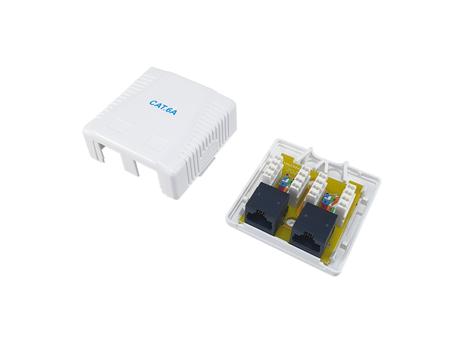 EQUIP 2-Port Cat.6A Surface Mount  (235216)