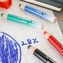 STABILO MARKdry Drywipe Marker Pencil for use on Whiteboards Black (Pack 5) 648/46 (648/46)