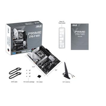 ASUS Prime Z790-P WIFI DDR5 ATX, LGA1700, M.2 PCIe 4.0, 4x SATA, 2.5GbE, Wi-Fi 6, Bluetooth 5.2, USB 3.2 Type-C (90MB1CJ0-M1EAY0)