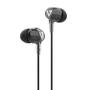 V7 STEREO EARBUDS W/INLINE MIC 3.5MM 1.2M CABLE BLACK ACCS