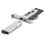 STARTECH M.2 NVMe SSD to PCIe x4 Removable Mobile Rack for PCI Express Expansion Slot Tool-less Installation PCIe Hot-Swap (M2-REMOVABLE-PCIE-N1)