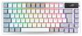 ASUS ROG AZOTH WHITE 75% Wireless DIY Custom RGB Gaming Keyboard, NX Red Switches, OLED Display, PBT