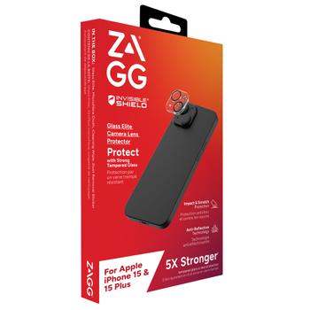 ZAGG / INVISIBLESHIELD INVI.SHIELD GLASS ELITE CAMERA IPHONE 15 /IPHONE 15 PLUS ACCS (100113320)