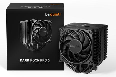 be quiet! Dark Rock Pro 5 prosessorkjøler - for Intel LGA1851, LGA1700, LGA1200, LGA1156, LGA1155, LGA1151, LGA1150, LGA2066 & AMD AM5, AM4 (BK036)