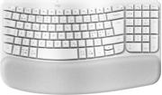 Logitech Wave Keys - tastatur - med polstret håndleddstøtte - QWERTY - elfenbenshvit
