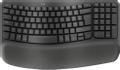 LOGITECH Ergo Series - Tastatur - kabellos - 2.4 GHz, Bluetooth LE - QWERTY - US International - Graphite