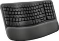 LOGITECH Wave Keys wireless ergonomic keyboard - GRAPHITE - (PAN) - 2.4GHZ/BT - N/A - NORDIC-613 - UNIVERSAL (920-012298)