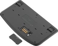 Logitech Wave Keys - tastatur - med polstret håndleddstøtte - QWERTY - grafitt (920-012298)