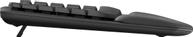 Logitech Wave Keys - tastatur - med polstret håndleddstøtte - QWERTY - grafitt (920-012298)