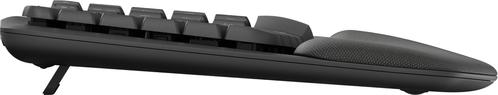 LOGITECH Wave Keys wireless ergonomic keyboard - GRAPHITE - (PAN) - 2.4GHZ/BT - N/A - NORDIC-613 - UNIVERSAL (920-012298)