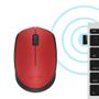 LOGITECH M171 Wireless Mouse, Red (910-004641)