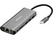 Sandberg dokkingstasjon - USB - HDMI - 1GbE