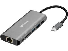 Sandberg dokkingstasjon - USB - HDMI - 1GbE