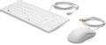 HP USB Keyboard and Mouse Healthcare Edition - Tastatur & Mus sæt - Hvid