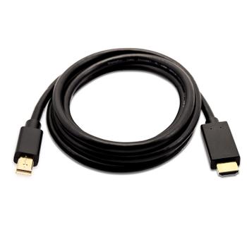 V7 MINI DP TO HDMI 1.4 CABLE 2M MINI DP TO HDMI CABLE 21.6GB 4K CABL (V7MDP2HD-02M-BLK-1E)