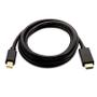 V7 V7MDP2HD-02M-BLK-1E 2 m Mini DisplayPort HDMI Zwart