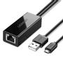 UGREEN Ethernet Adapter for TV / Chromecast Micro-USB auf RJ45
