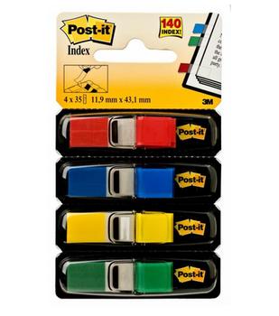 3M Post-it Index 6834 ½"" Mustang 4 colours (70071353570*6)