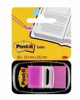 3M Post-it Indexmarkører 25,4x43,2 fiolett (7000144933*12)