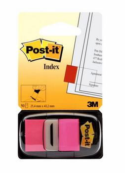 3M Post-It Index 1'', cerise (680-21) (7100062569*36)
