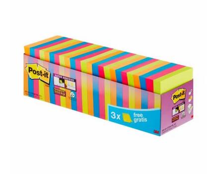 3M Post-it SS-Notes V-pack ass. farver (24) (7100234515)