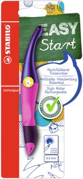 STABILO EASYoriginal Holograph Left Handed Handwriting Rollerball with Magenta Barrel and Blue Ink Single Pen B-56829-3 (B-56829-3)