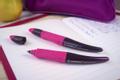 STABILO EASYoriginal Holograph Left Handed Handwriting Rollerball with Magenta Barrel and Blue Ink Single Pen B-56829-3 (B-56829-3)