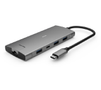 Elivi PRO USB-C Docking 9 in 1 Multiport Adapter HUB| 10Gpbs| SpaceGrey (ELV-USBCDK-9)