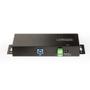 STARTECH 7-Port Managed USB Hub - Heavy Duty Metal Industrial Housing ESD & Surge Protection - USB 5Gbps - Wall/ Desk/ Din-Rail Mo (5G7AINDRM-USB-A-HUB)