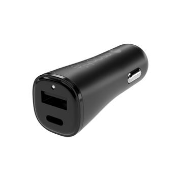 MOPHIE ESSENTIALS CAR CHARGER DUAL USB-C USB-A 12W BLACK CHAR (409911858)