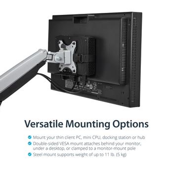 STARTECH THIN CLIENT MOUNT - VESA MOUNT BRACKET THIN CLIENT MON MOUNT ACCS (ACCSMNT)