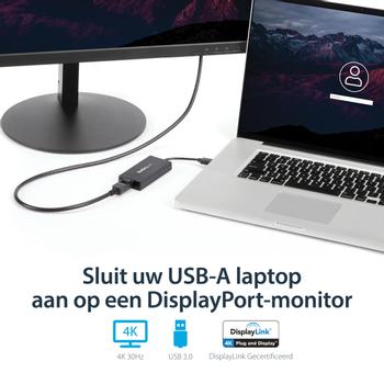 STARTECH 4K USB Video Card - USB 3.0 to DisplayPort Graphics Adapter (USB32DP4K)