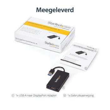 STARTECH 4K USB Video Card - USB 3.0 to DisplayPort Graphics Adapter (USB32DP4K)