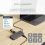STARTECH USB C Multiport Adapter 4K 60Hz HDMI HDR10 Video 3 Port 5Gbps USB-A Hub 100W PD Pass-Through GbE SD/ MicroSD Mini Dock (115B-USBC-MULTIPORT)