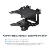 StarTech Thin Client Mount - Mini PC VESA Mount - Adjustable .7 to 2.8" - Under Desk Computer Mount - Mac Mini Monitor Mount (ACCSMNT) monteringskomponent - for tynnklient - svart (ACCSMNT)