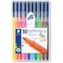 STAEDTLER Fiberpen Staedtler Triplus color pen 1,0 mm 10 ass.