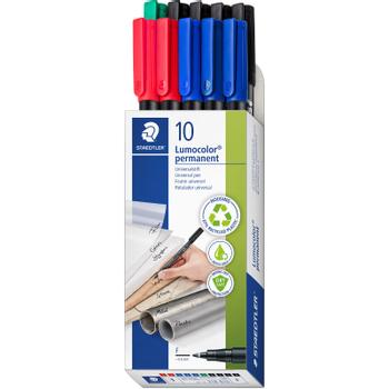 STAEDTLER Marker Lumocolor Perm 0,6mm ass (10) (318 B10*10)