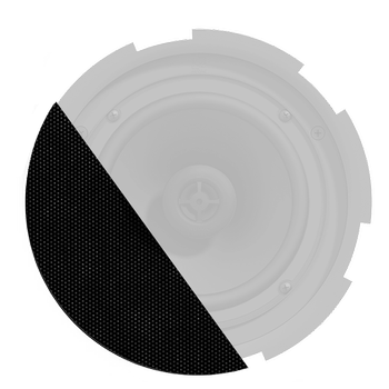 AUDAC Høyttalergrill GLI08/OB Sort Grill for CIRA824 / 840D (GLI08/OB)