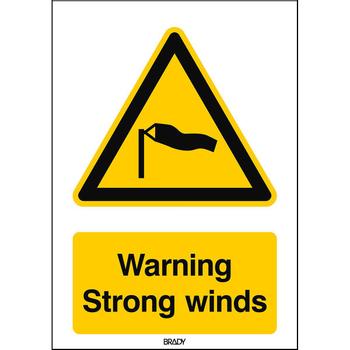 BRADY ISO Safety Sign - Warning (W/W064/EN507/PP-297X420-1)