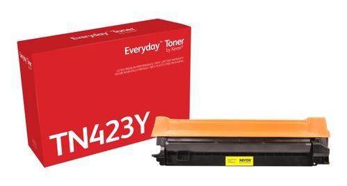 XEROX EVERYDAY YELLOW TONER COMPATIBLE WITH TN-421Y HIGH CAP SUPL (006R04762)