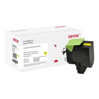 XEROX Everyday - High Yield - yellow - compatible - toner cartridge (alternative for: Lexmark 70C0H40, Lexmark 70C2HY0) - Green World Alliance return programme - for Lexmark CS310dn, CS310n, CS410dn, CS410d (006R04485)