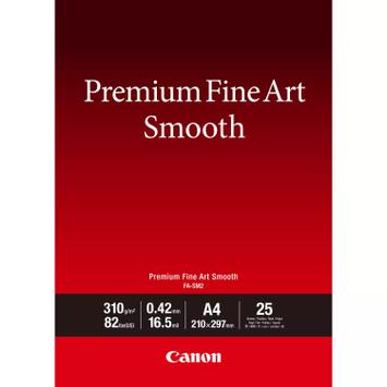 Canon Premium Fine Art Smooth A4 25 ark 310 g/m² - FA-SM2 (1711C011)